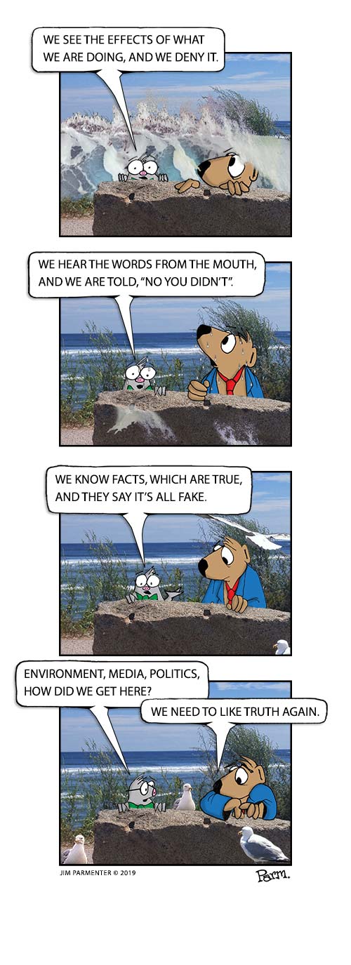 We see the effects of what we are doing, and we deny it.
We hear the words from the mouth, and we are told, “No you didn’t”.
We know facts, which are true, and they say it’s all fake.
Environment, media, politics, how did we get here? We need to like truth again.